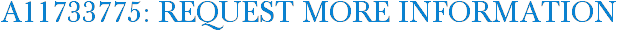 A11733775: Request More Information