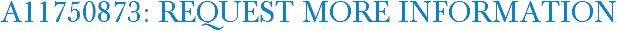 A11750873: Request More Information