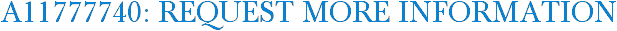 A11777740: Request More Information