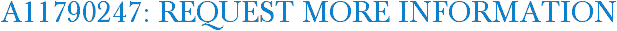 A11790247: Request More Information