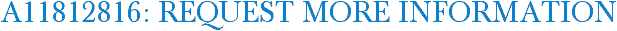 A11812816: Request More Information