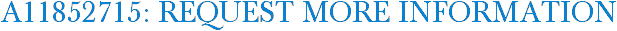 A11852715: Request More Information
