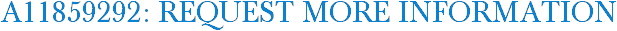 A11859292: Request More Information