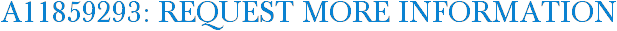 A11859293: Request More Information