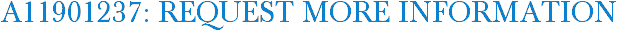 A11901237: Request More Information