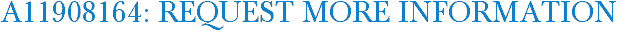 A11908164: Request More Information
