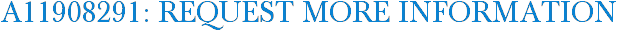 A11908291: Request More Information