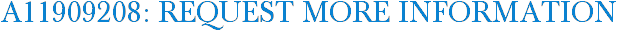 A11909208: Request More Information