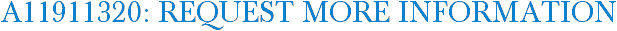 A11911320: Request More Information
