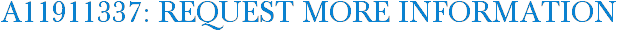 A11911337: Request More Information