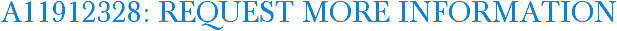 A11912328: Request More Information