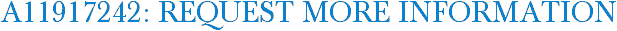 A11917242: Request More Information