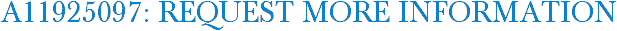 A11925097: Request More Information
