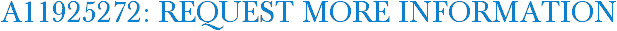 A11925272: Request More Information