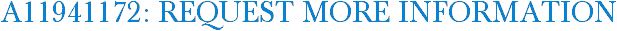 A11941172: Request More Information