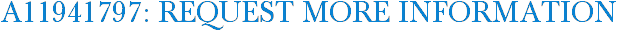 A11941797: Request More Information