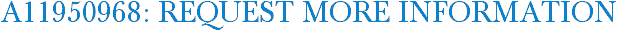 A11950968: Request More Information