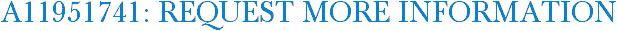 A11951741: Request More Information