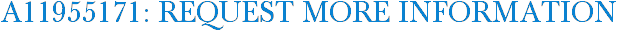 A11955171: Request More Information
