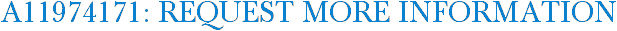 A11974171: Request More Information