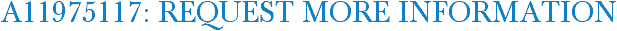A11975117: Request More Information