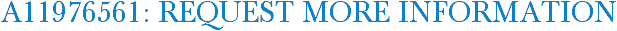 A11976561: Request More Information