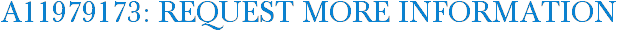A11979173: Request More Information