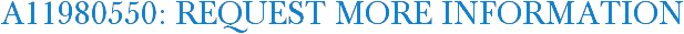 A11980550: Request More Information