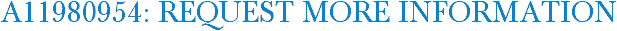 A11980954: Request More Information