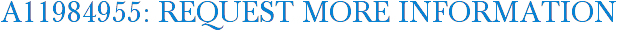 A11984955: Request More Information