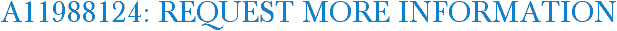 A11988124: Request More Information