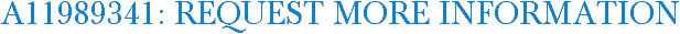 A11989341: Request More Information
