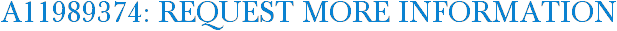 A11989374: Request More Information