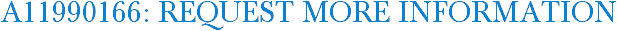 A11990166: Request More Information