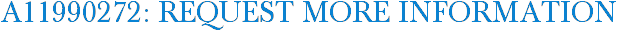 A11990272: Request More Information