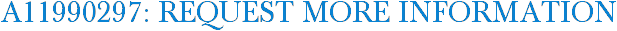 A11990297: Request More Information
