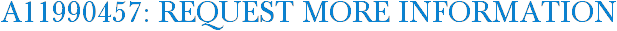 A11990457: Request More Information