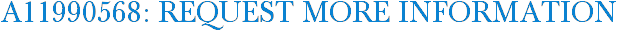 A11990568: Request More Information