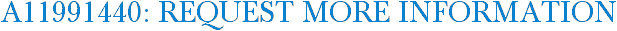 A11991440: Request More Information