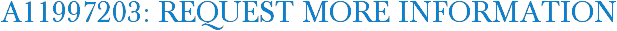A11997203: Request More Information