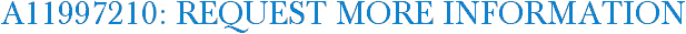 A11997210: Request More Information