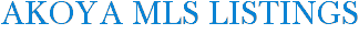 Akoya MLS Listings