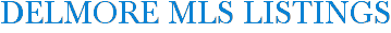 Delmore MLS Listings