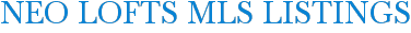 Neo Lofts MLS Listings