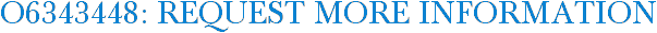 O6343448: Request More Information