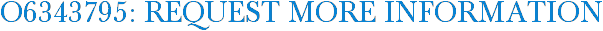 O6343795: Request More Information