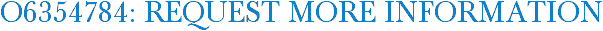 O6354784: Request More Information