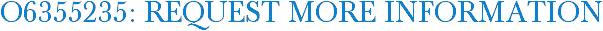 O6355235: Request More Information