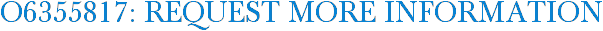 O6355817: Request More Information