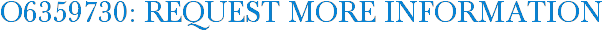 O6359730: Request More Information